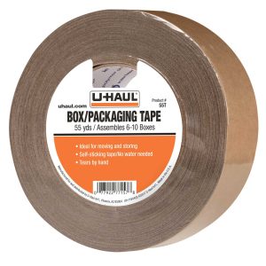 a roll of packaging tape